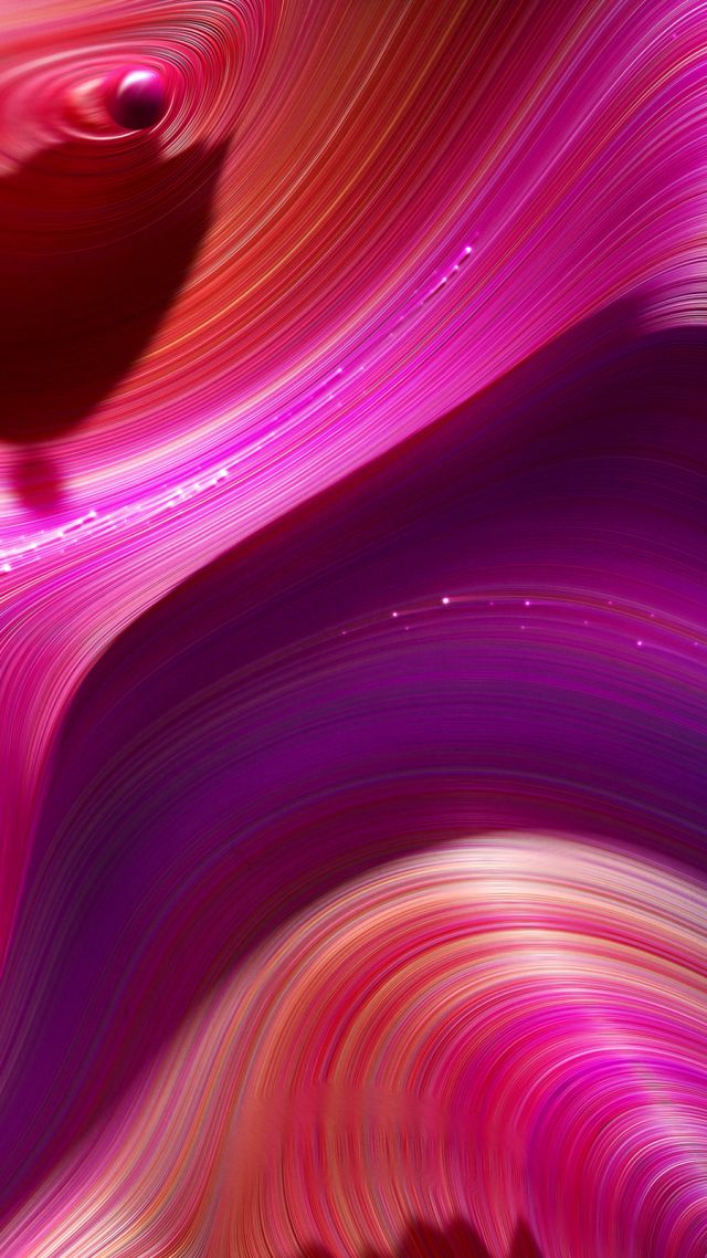 waves, abstract, colorful (vertical)