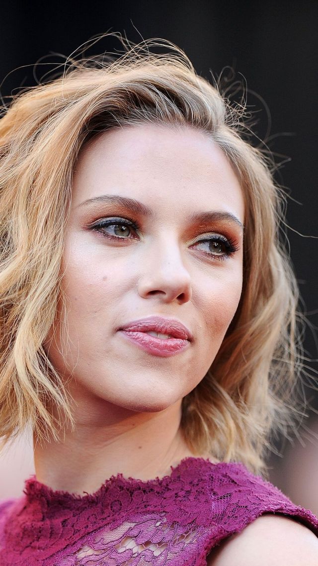 Scarlett Johansson, actress, 4K (vertical)