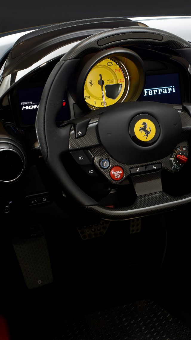 Ferrari Monza SP1, 2019 Cars, supercar, 5K (vertical)