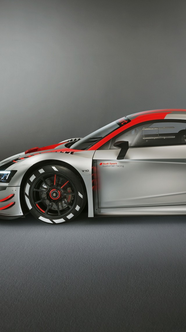 Audi R8 LMS GT3, 2019 Cars, supercar, 4K (vertical)