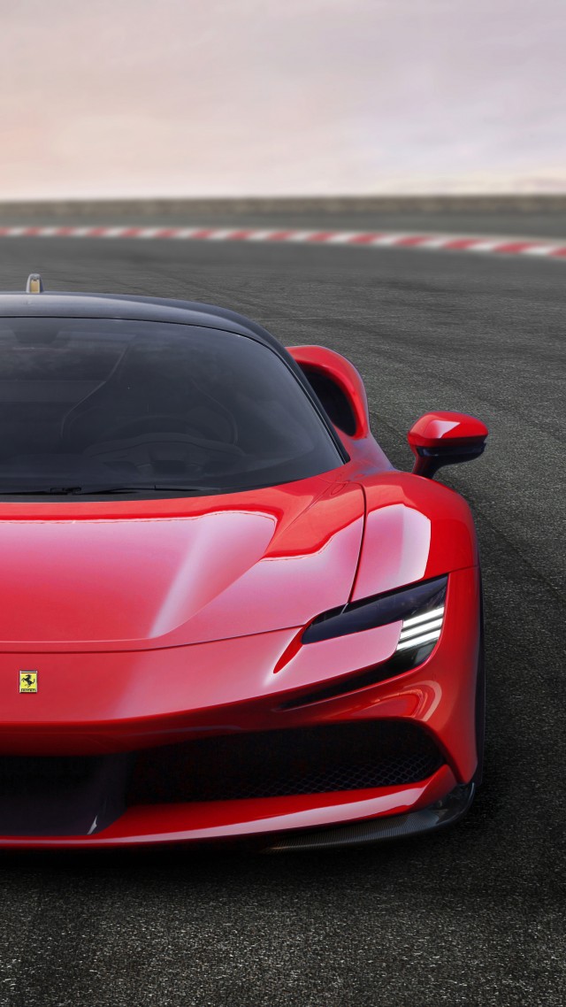 Ferrari SF90 Stradale, 2019 Cars, supercar, 4K (vertical)
