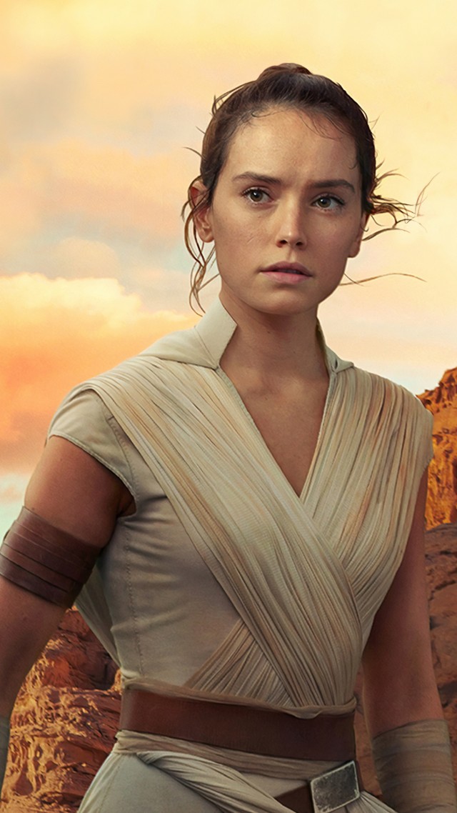Star Wars: The Rise of Skywalker, Daisy Ridley, 4K (vertical)