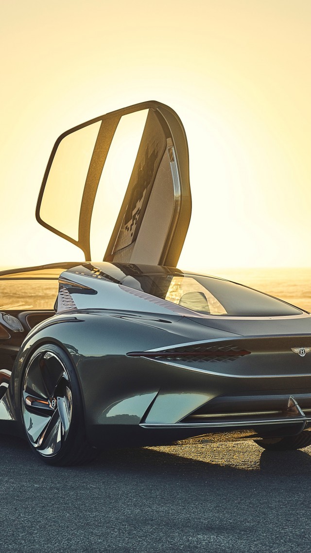 Bentley EXP 100 GT, luxury cars, 4K (vertical)