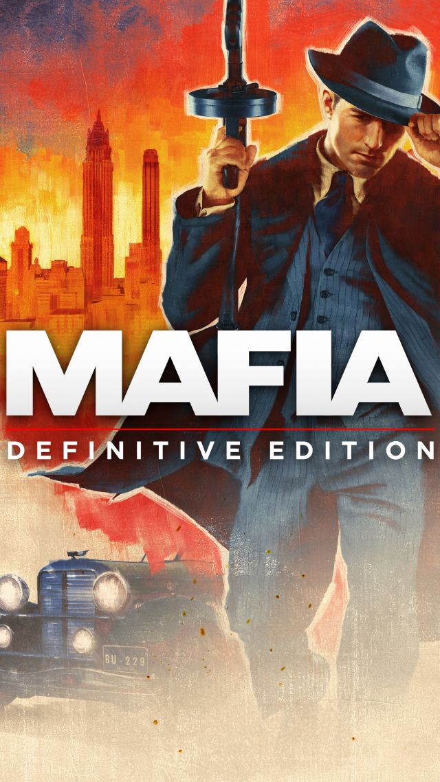 Mafia: Definitive Edition, Mafia: Trilogy, artwork, 5K (vertical)