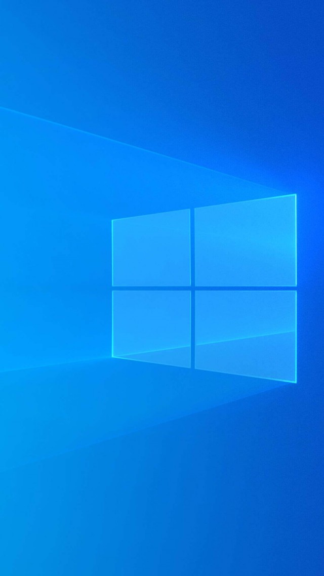 Wallpaper Windows 10, Microsoft, blue, 4K, OS #23045