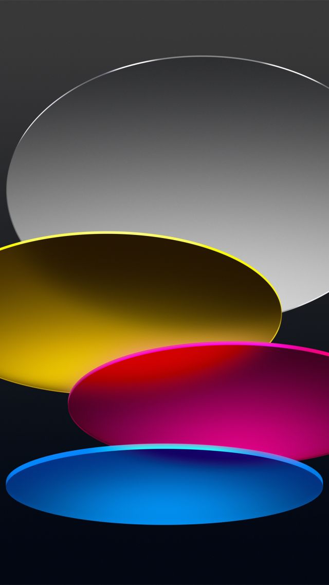 iPadOS 16, abstract, colorful (vertical)