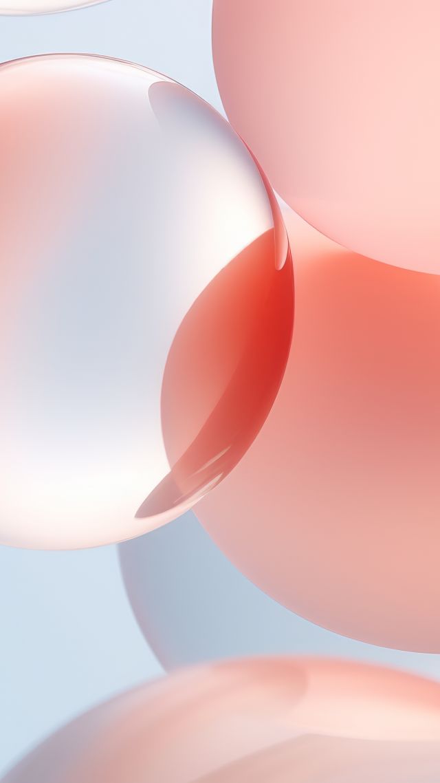iPhone 15, bubbles, iOS 17 (vertical)