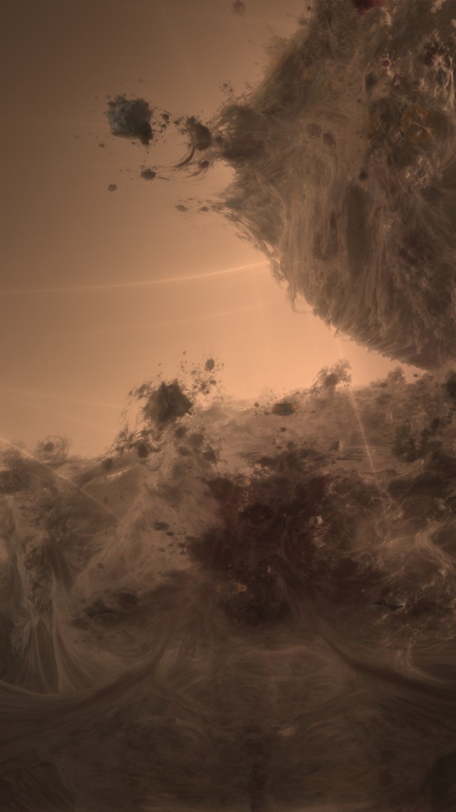 dust, 4k, HD wallpaper, clouds, brown, background (vertical)