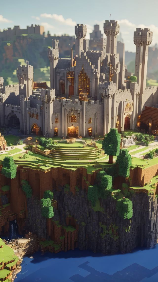 castle, world, Minecraft 2024 (vertical)