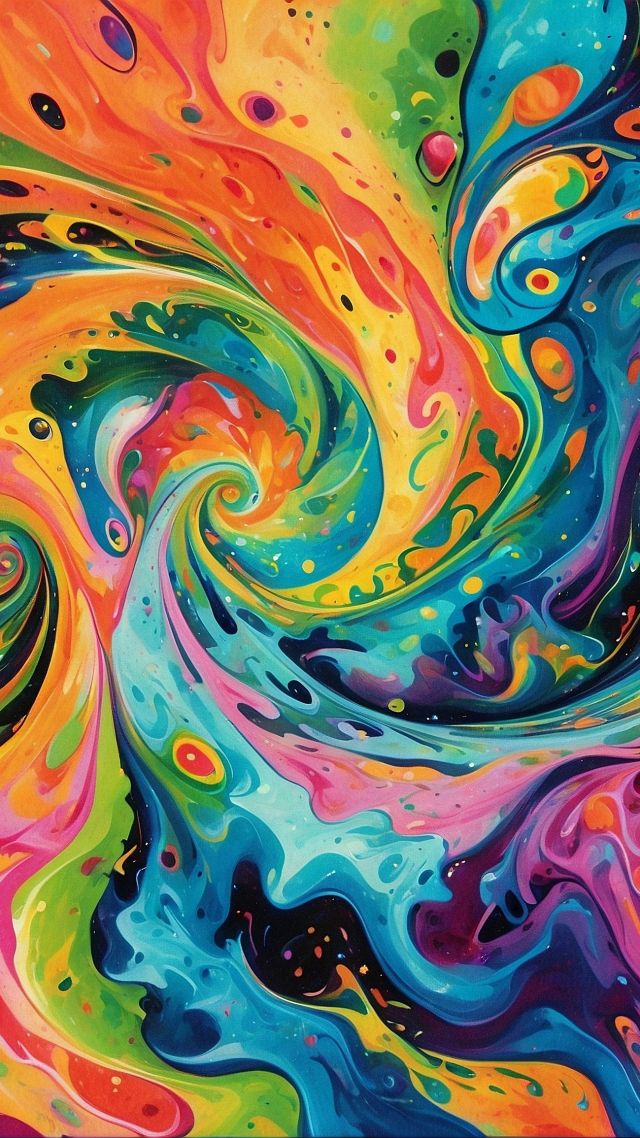 Background, colorful, paint (vertical)
