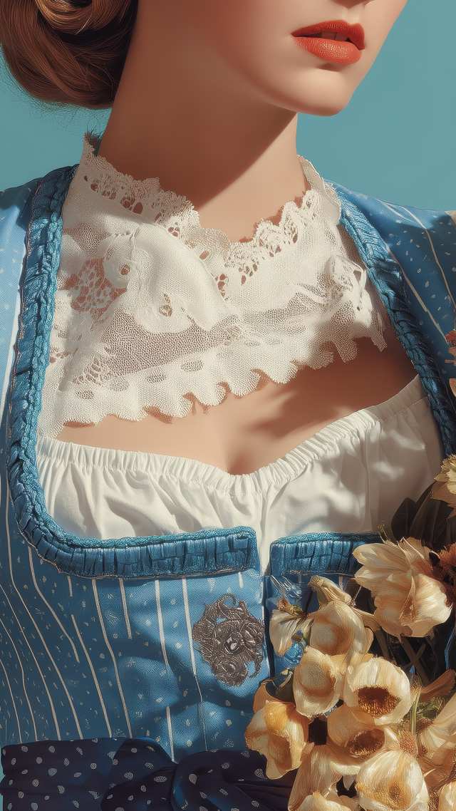 oktoberfest wallpaper, outfit, floral patterns, background for mobile wallpaper (vertical)