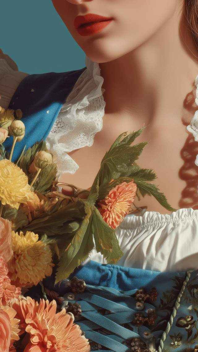 oktoberfest wallpaper, outfit, german heritage, background for mobile wallpaper (vertical)