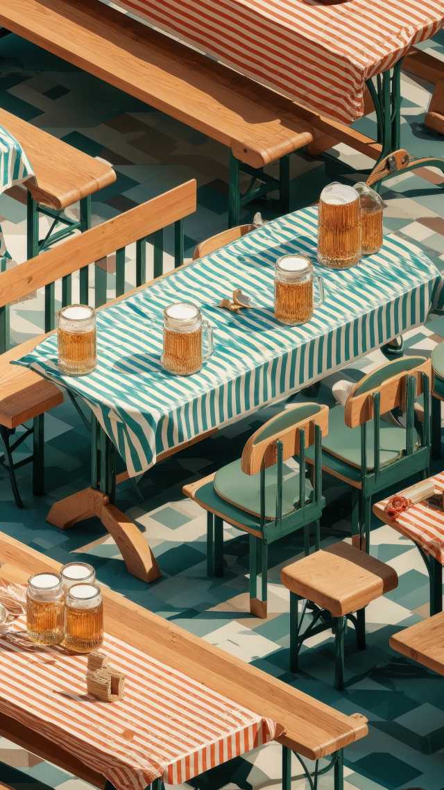 oktoberfest wallpaper, celebration, festive decor, background for mobile wallpaper (vertical)
