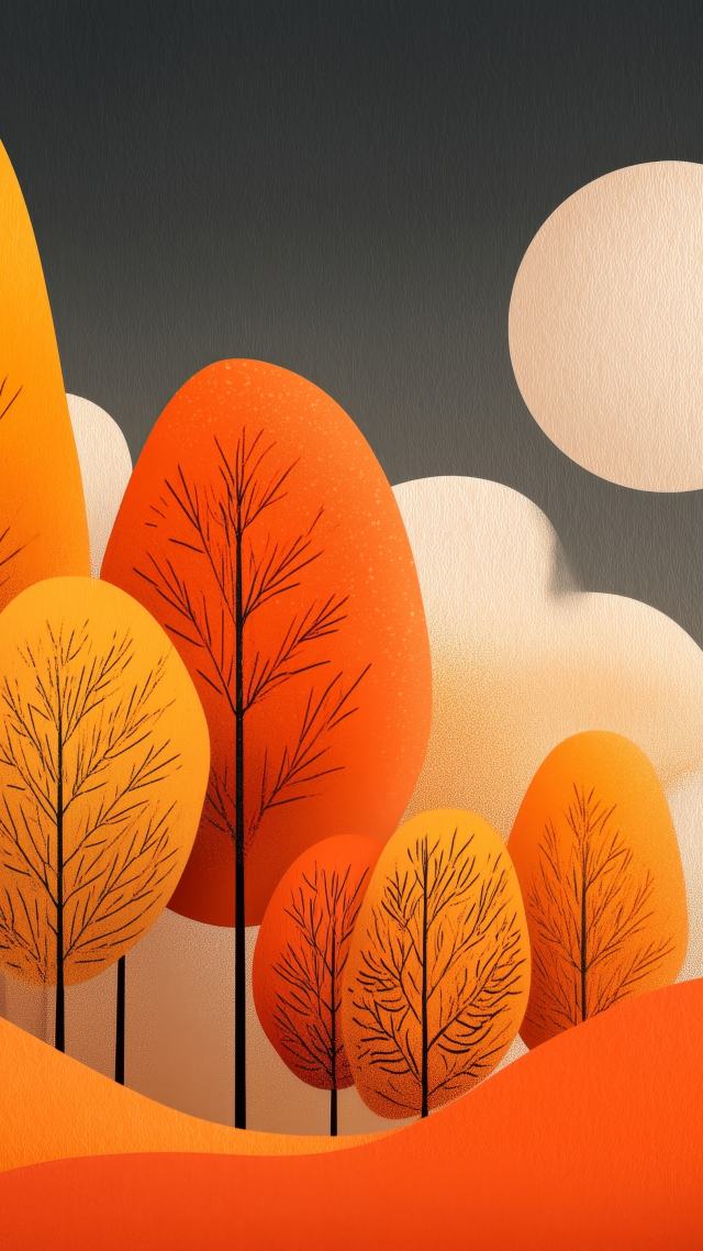 fall weather wallpaper, harvest season, cozy sweaters, background for mobile wallpaper (vertical)