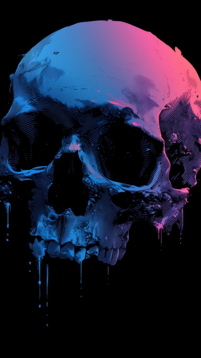 skull images wallpaper, spooky decor, halloween props, background for mobile wallpaper (vertical)