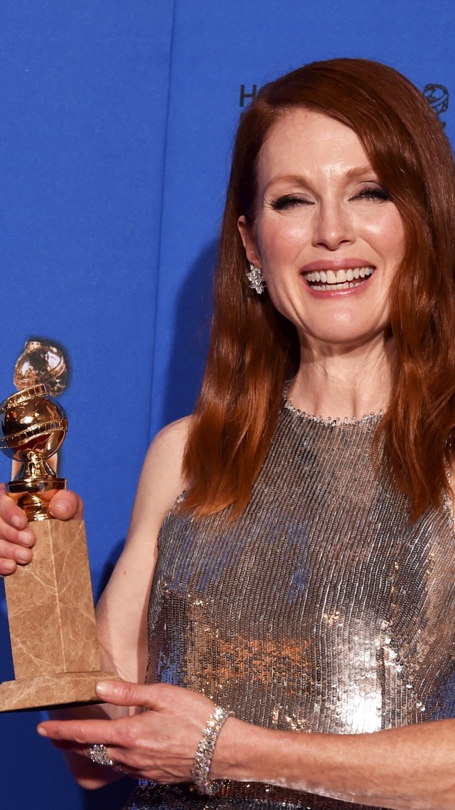 Julianne Moore, Most Popular Celebs in 2015, actress, children's author, Still Alice, Maps to the Stars (vertical)