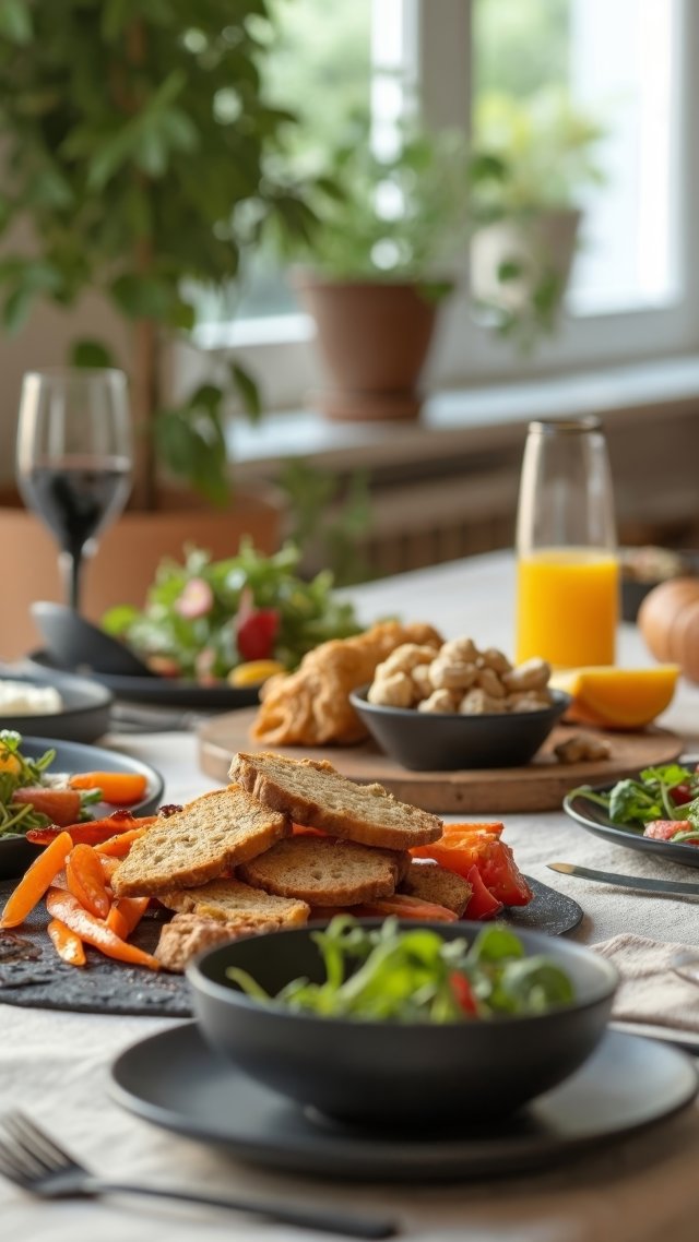 friendsgiving wallpaper, theme ideas, gratitude activities, background for mobile wallpaper (vertical)