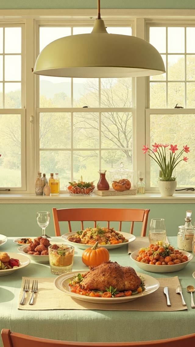 fall harvest decor wallpaper, thanksgiving recipes, thanksgiving ideas, background for mobile wallpaper (vertical)