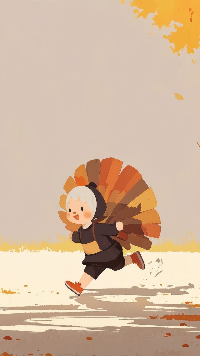 turkey trot wallpaper, turkey race, community event, background for mobile wallpaper (vertical)