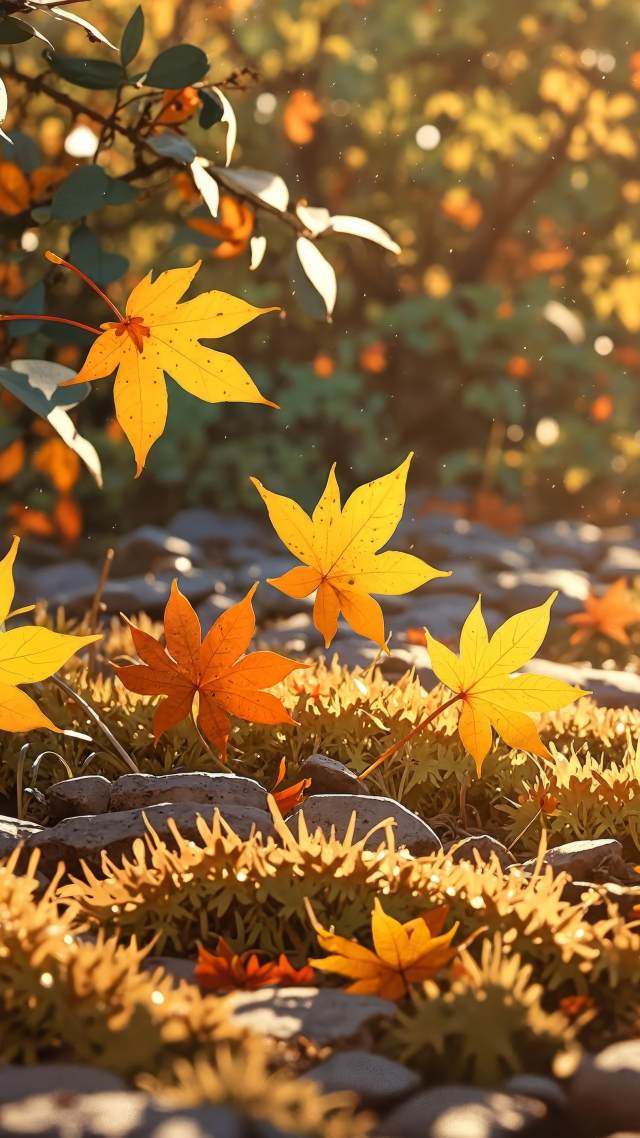 seasonal changes wallpaper, crisp air, seasonal change, background for mobile wallpaper (vertical)