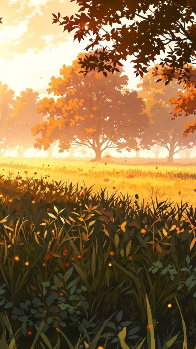 autumn landscapes wallpaper, seasonal change, scenic vistas, background for mobile wallpaper (vertical)