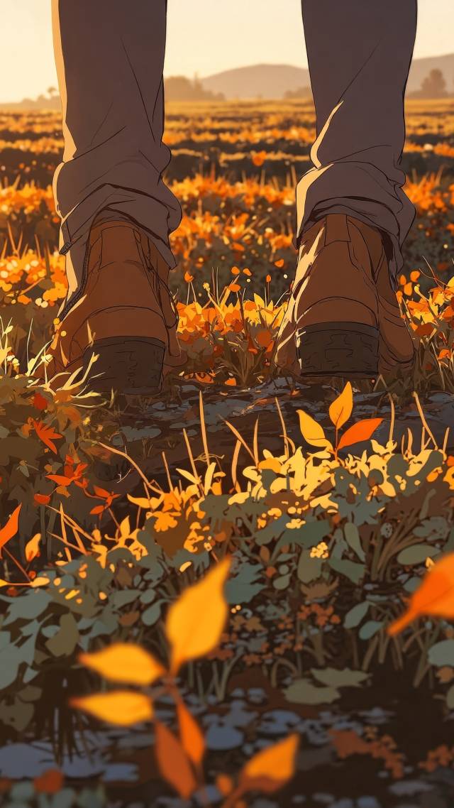 golden meadow wallpaper, picturesque views, peaceful field, background for mobile wallpaper (vertical)