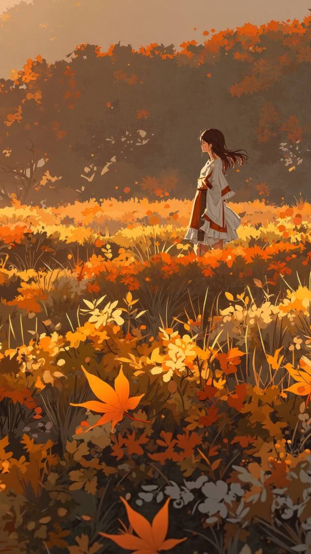 fall vibes wallpaper, countryside views, cozy vibes, background for mobile wallpaper (vertical)