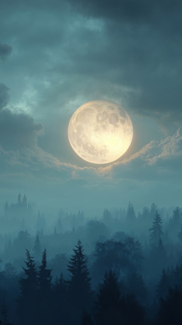 gothic wallpaper, dark clouds, gothic horror, background for mobile wallpaper (vertical)