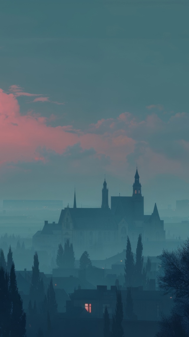 gothic halloween wallpaper, witchcraft, horror themes, background for mobile wallpaper (vertical)