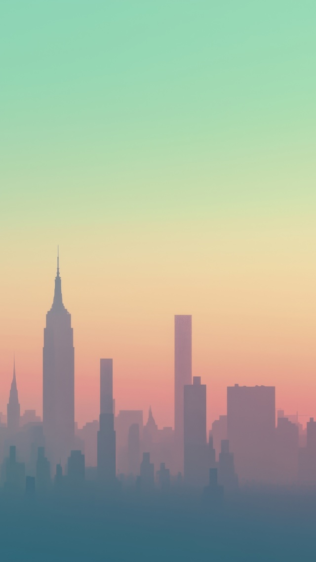 skyscraper wallpaper, nyc, metropolitan area, background for mobile wallpaper (vertical)
