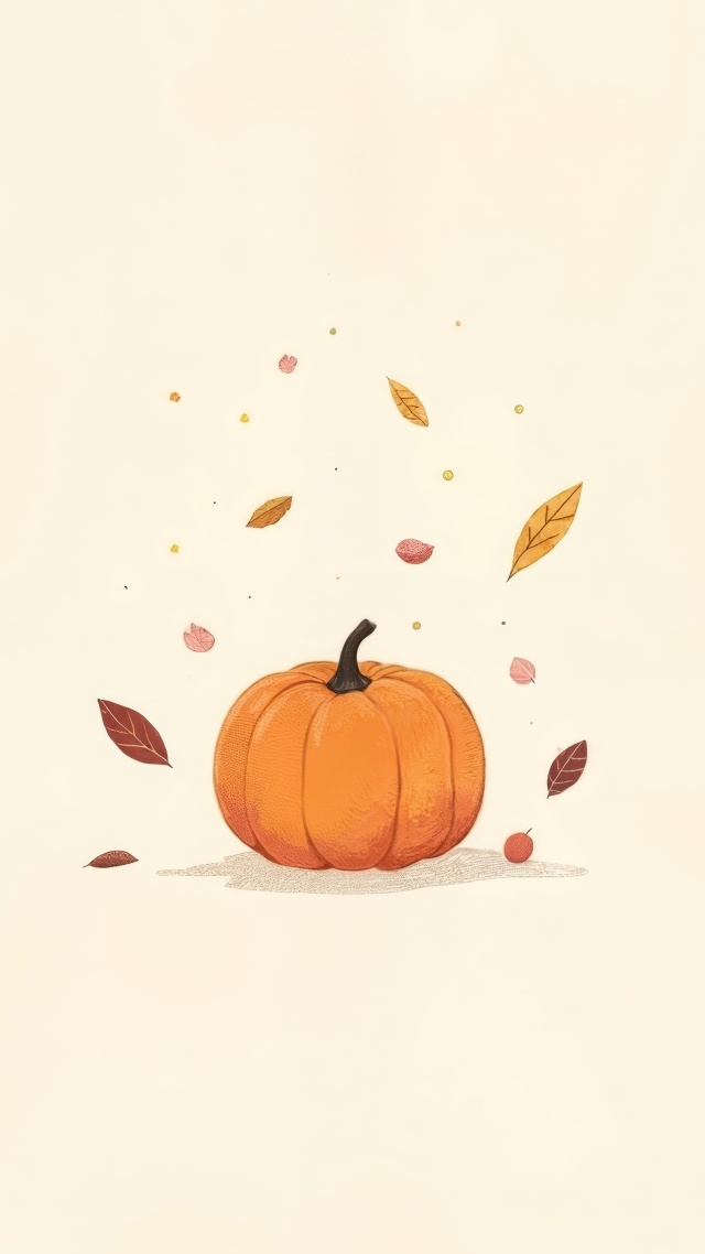 autumn decorations wallpaper, harvest art, autumn background, background for mobile wallpaper (vertical)