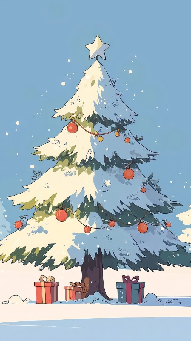 festive lights wallpaper, white christmas, twinkling lights, background for mobile wallpaper (vertical)