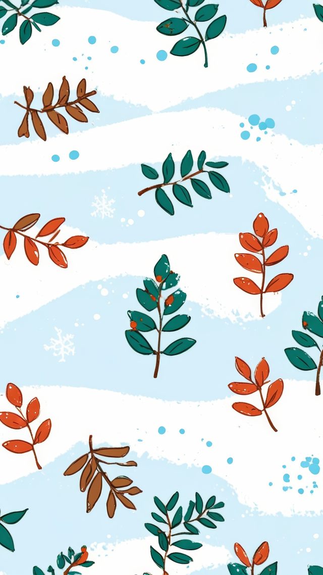 ornaments wallpaper, pine, christmas themes, background for mobile wallpaper (vertical)