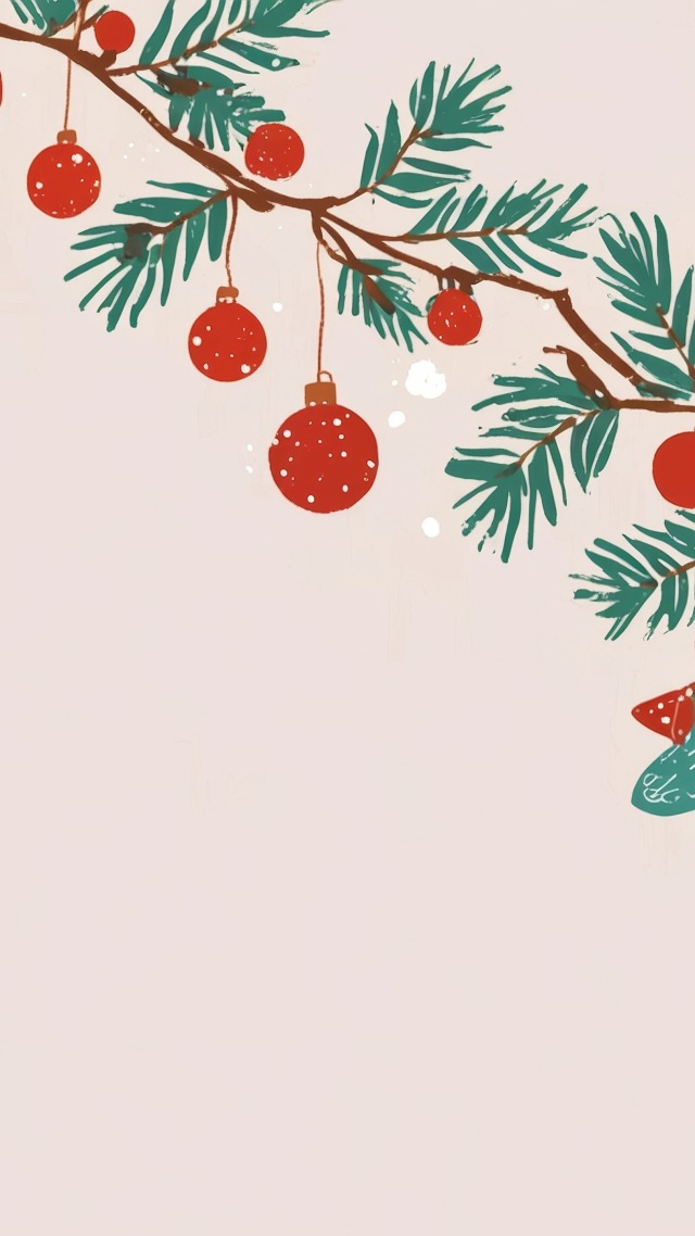 christmas wallpaper wallpaper, joyful celebrations, new year celebrations, background for mobile wallpaper (vertical)