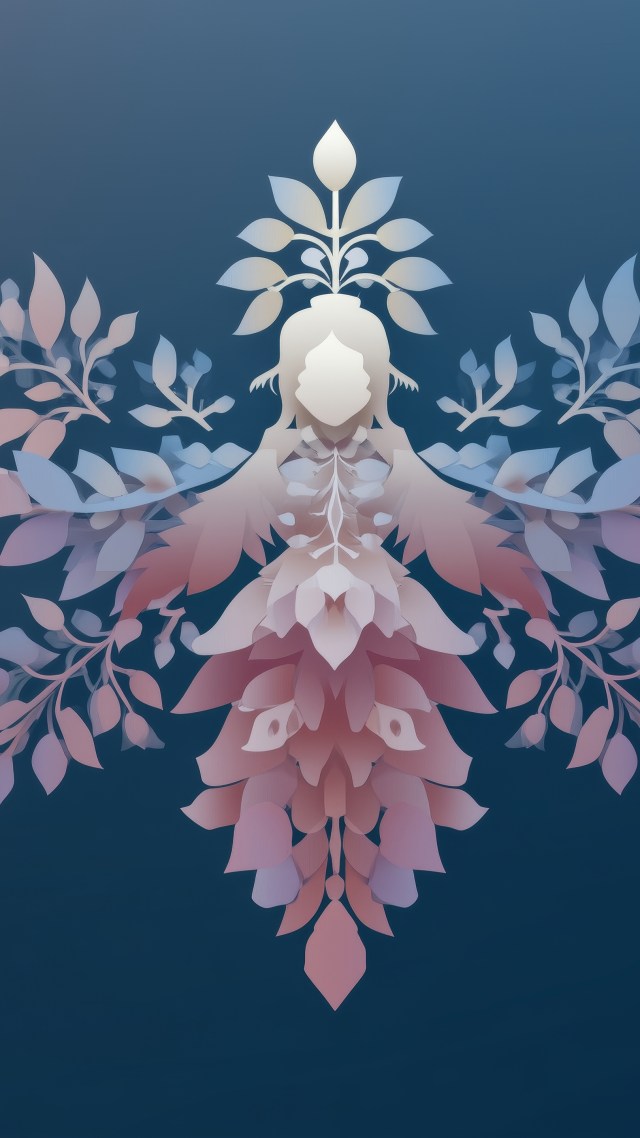 angel snow wallpaper, christmas angel, holiday ornaments, background for mobile wallpaper (vertical)