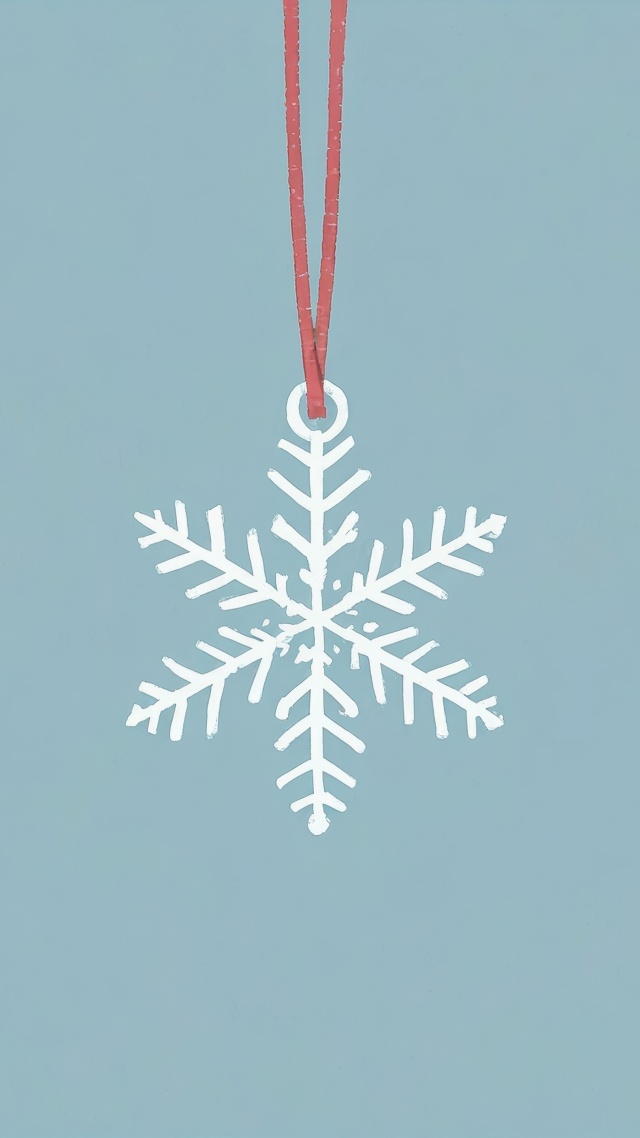 snow flake wallpaper, festive background, 4k resolution, background for mobile wallpaper (vertical)