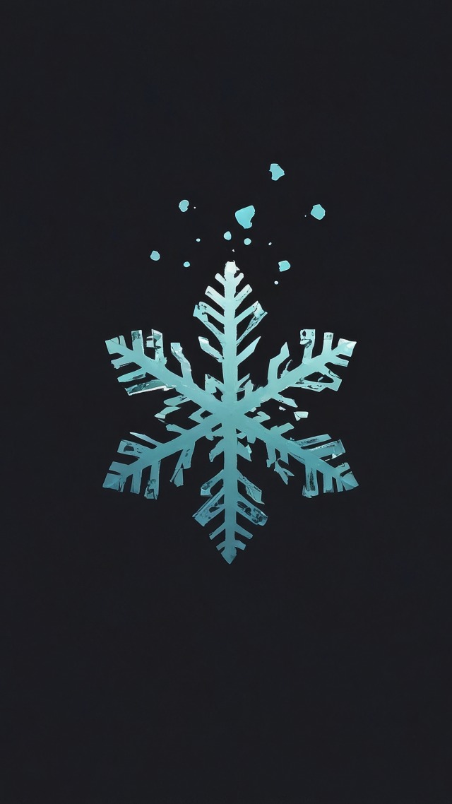 snow flake wallpaper, snow scene, festive background, background for mobile wallpaper (vertical)