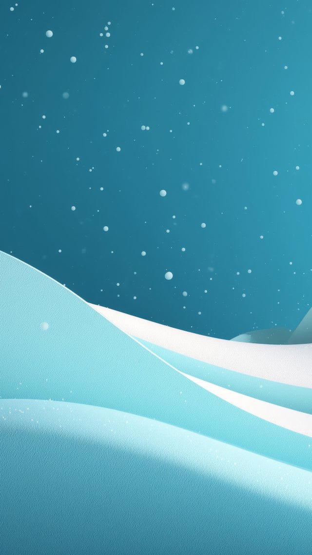 winter aesthetic wallpaper, snow decor, chill aesthetic, background for mobile wallpaper (vertical)