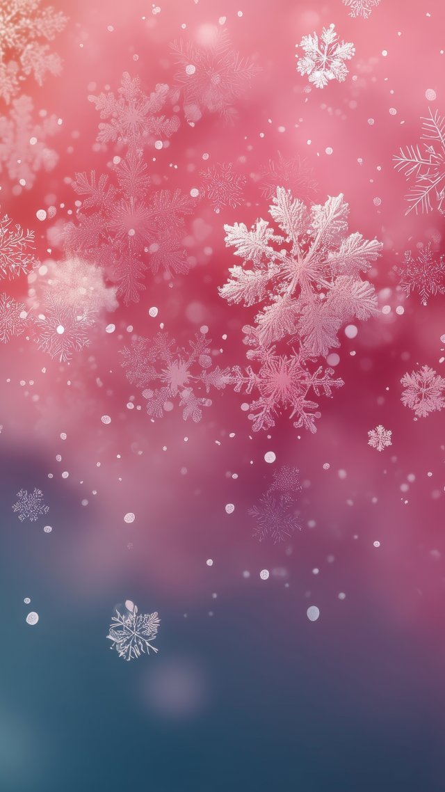 winter aesthetic wallpaper, snowy scenes, tranquil landscape, background for mobile wallpaper (vertical)