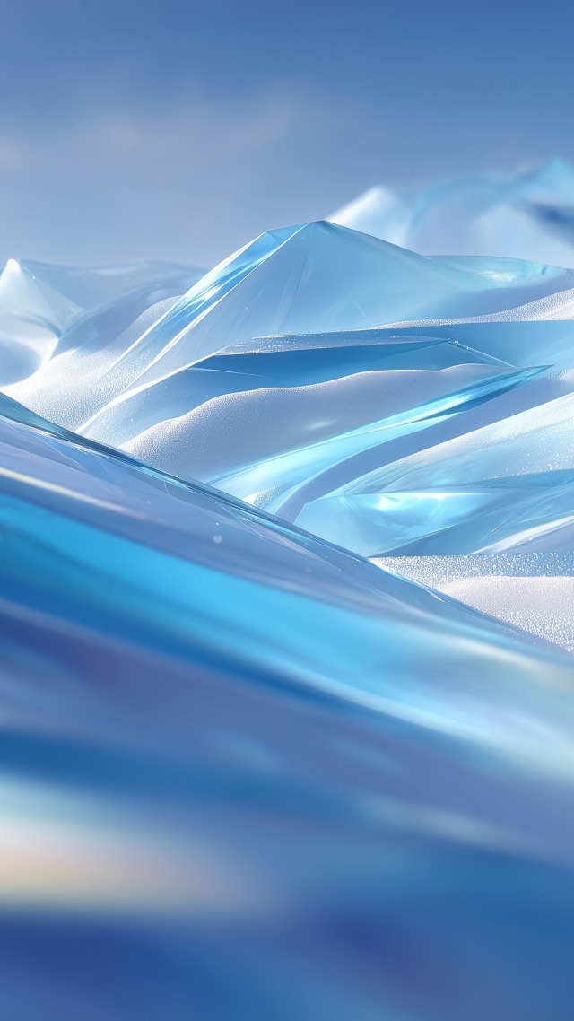 winter patterns wallpaper, crystalline shapes, frosty backgrounds, background for mobile wallpaper (vertical)