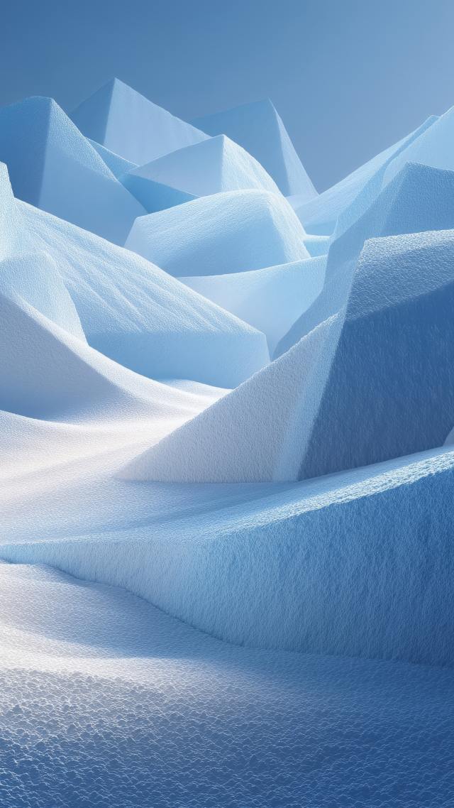 blue ice wallpaper, winter background, winter chill, background for mobile wallpaper (vertical)