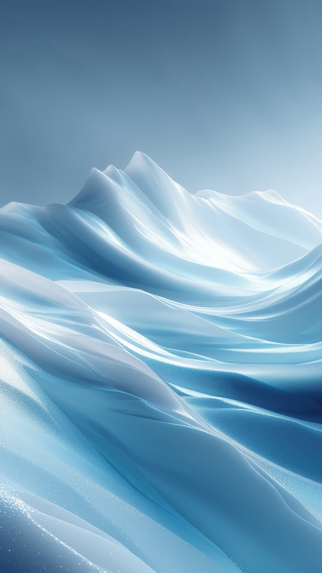 ice texture wallpaper, crystalline design, crystalline structures, background for mobile wallpaper (vertical)