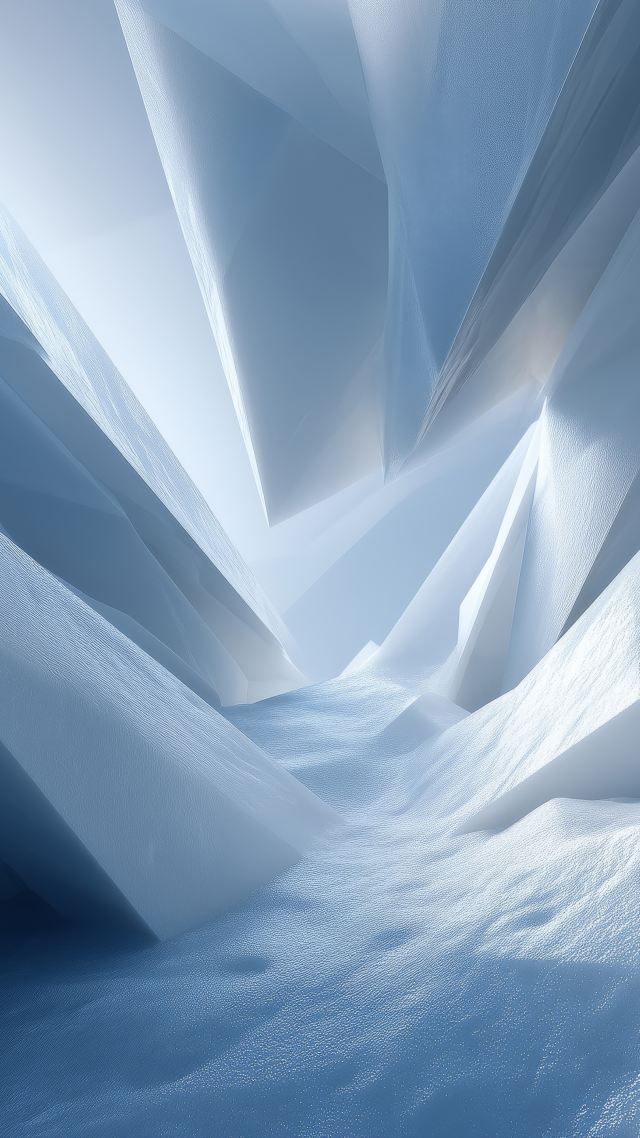 ice texture wallpaper, cool colors, abstract ice, background for mobile wallpaper (vertical)