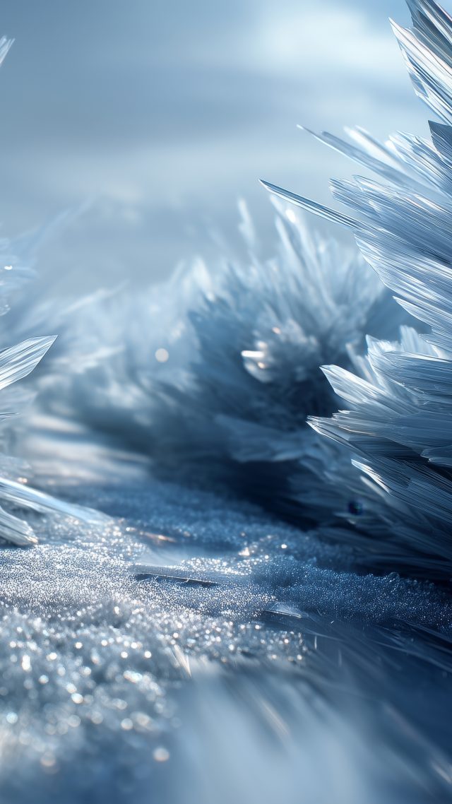 crystalline structures wallpaper, crystalline structure, frost textures, background for mobile wallpaper (vertical)