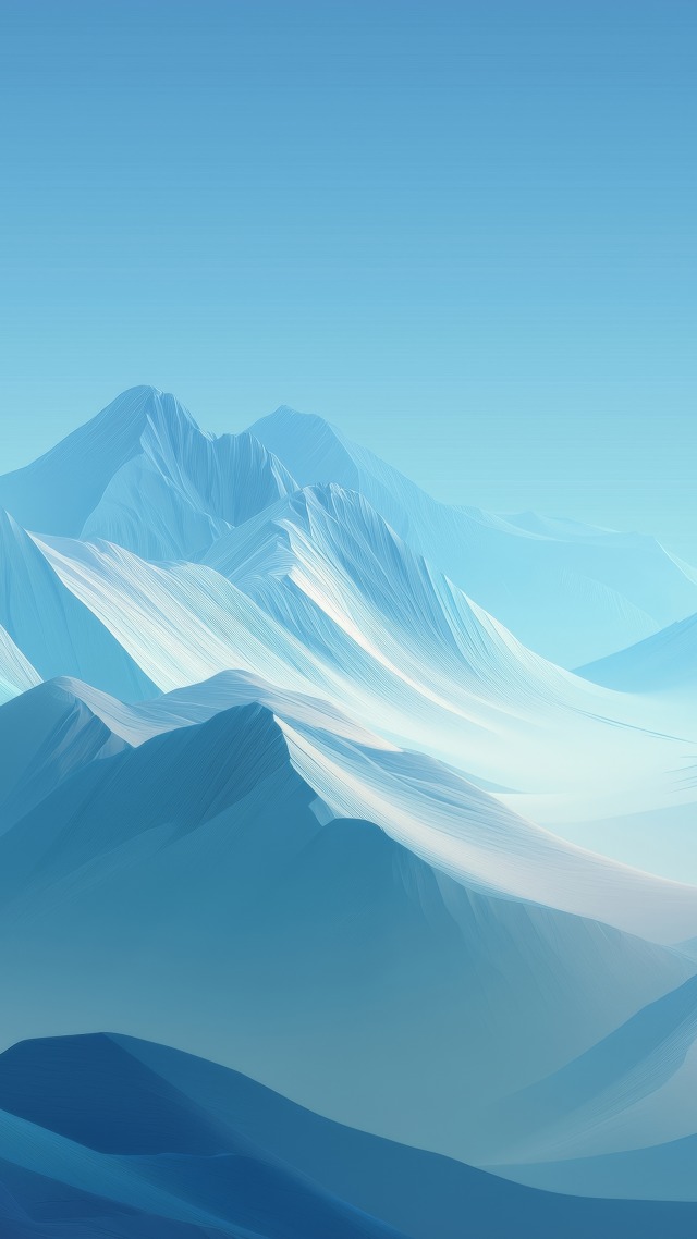 snowy mountains wallpaper, majestic peaks, crisp mountain air, background for mobile wallpaper (vertical)
