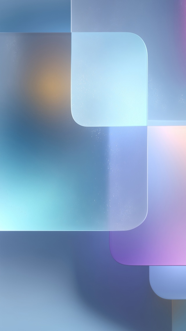 abstract glass wallpaper, clear tiles, translucent patterns, background for mobile wallpaper (vertical)