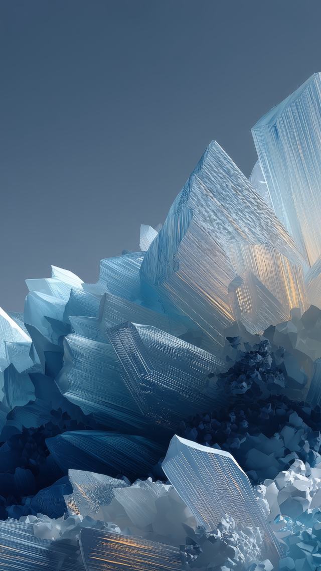 abstract crystals wallpaper, spectrum art, visual texture, background for mobile wallpaper (vertical)