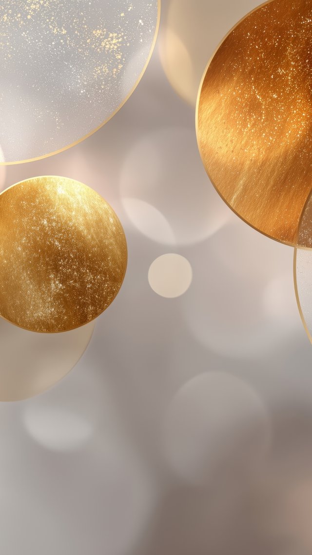 gold accents wallpaper, party vibes, sparkling wine, background for mobile wallpaper (vertical)