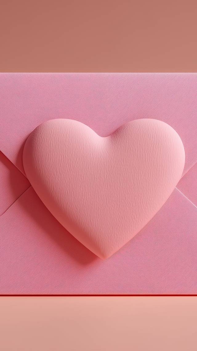 love note wallpaper, diy valentine, surprise gift, background for mobile wallpaper (vertical)