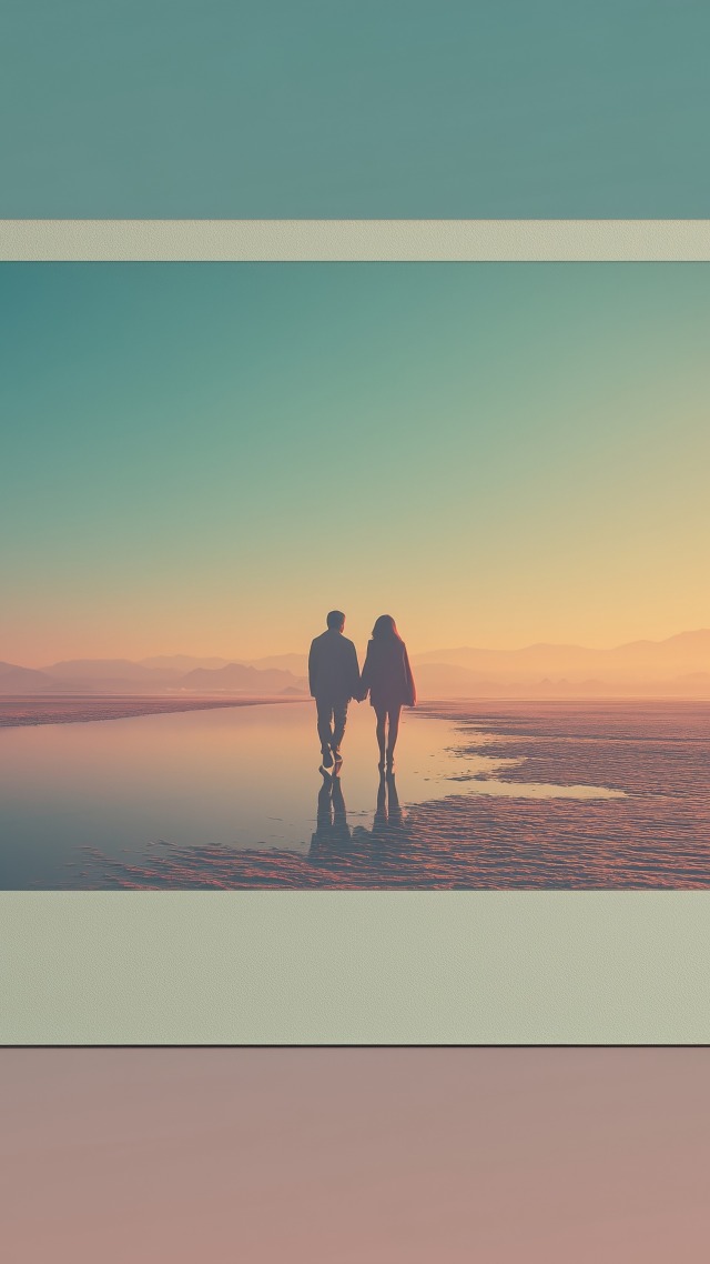 love story wallpaper, intimate portraits, cute couple, background for mobile wallpaper (vertical)